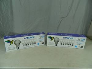 2 New Packages of LED Bulbs