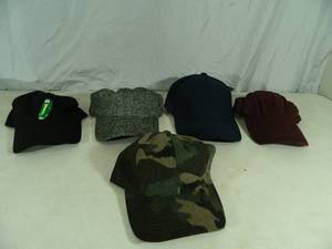 5 New Hats with Tags