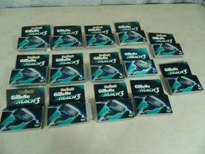 56 New Gillette Mach 3 Razor Cartridges