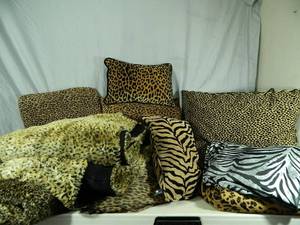Animal Print Blankets, Curtains, Pillows, and More