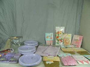 New Plates, Cutlery, and Party Supplies