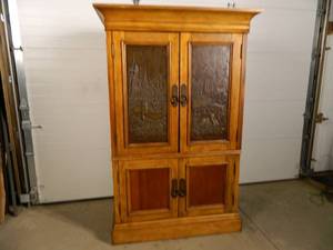 Beautiful Nature Theme Wardrobe  TV Cabinet