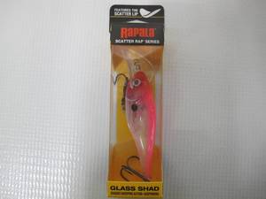 Rapala Scatter Rap Glass Shad 07 Extra Deep Diving Crankbait - SCRGS07GPCL