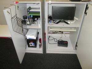 (2) Storage Cabinets With Contents ...