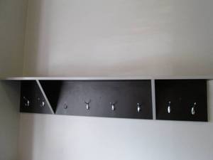 Coat Rack Wall Shelf 60 X 11.5 X ...