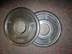 (2) 2.5# Weights...