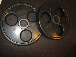 (2) 25# Weights...