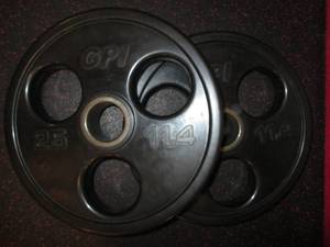 (2) 25# Weights...