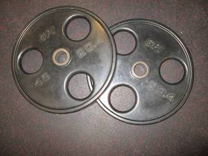 (2) 45# Weights...