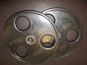 (2) 45# Weights...