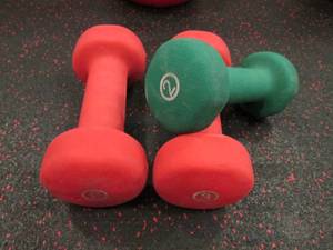 (2) 3#, & (1) 2# Weights...