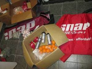 Large Lot of Snap Fitness Merchandi...