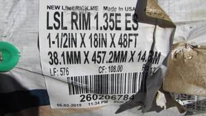 lot 35 image: Lot of (14) 1-14 x 18 x 16 Rim Board