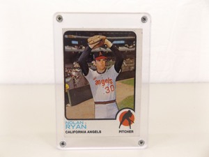 1973 Topps #220 Nolan Ryan Baseball Card In Screwed Together Hard Case