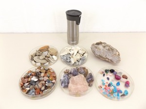 Collection of Agates, Fossils, Geodes, etc.