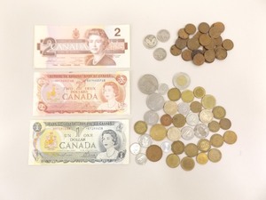 Lot of Misc US and Foreign Coins