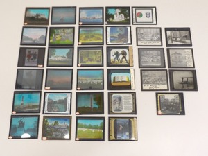 Lot of Antique 3 x 4 Magic Lantern Colored etc. Glass Slides