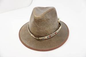 lot 23 image: Adventure Bound Genuine Leather Hat