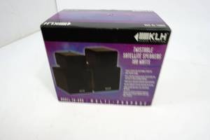 lot 157 image: KLH Audio Systems Twistable Satellite Speakers