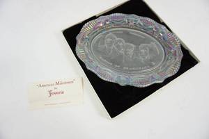lot 168 image: Collectible Fostoria American Milestone Crystal Plate
