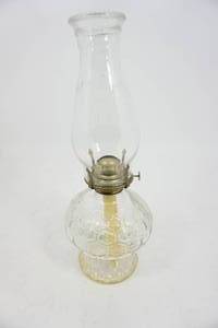 lot 172 image: Glass Kerosene Lamp