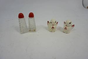 lot 176 image: Vintage Salt & Pepper Shakers