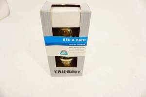 lot 186 image: New Bed & Bath Locking Interior Door Knobs
