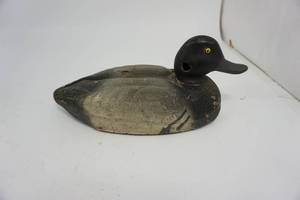 lot 195 image: Vintage Styrofoam Mallard Duck Decoy