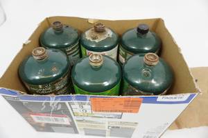 lot 213 image: 6 Full Propane Tanks 16.4oz