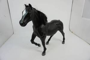 lot 239 image: Large Black Hard Plastic Horse