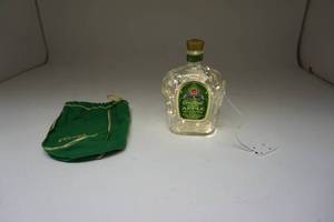 lot 242 image: Crown Royal Regal Apple Whiskey Bottle with Lights and Bag