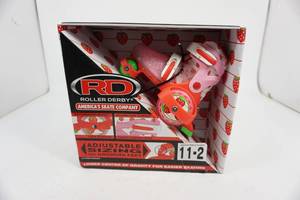 lot 278 image: New Roller Derby Girls Strawberry Skates