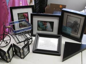 Tricycle Planter, Shelf, Frames & P...