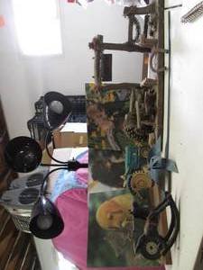 Wood Plaque Pictures, Lamp, Rustic ...
