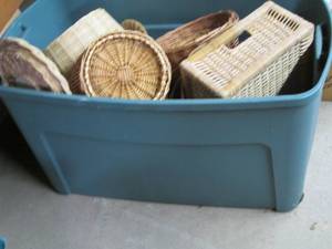 Large Tote On Wheels Full of a Vari...