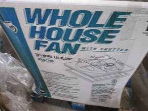 Master Flow Whole House Fan With Sh...