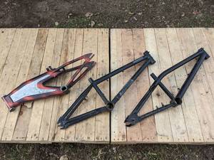 lot 301 image: (3) Boys BMX Bike Frames
