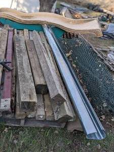 lot 321 image: Assorted Lumber, Fencing and Materials