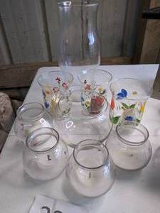 lot 236 image: Assorted Candles and Candleholders