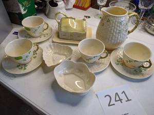 lot 241 image: Set of Belleek Parian China - made in Ireland. See photos