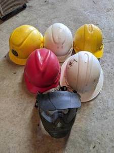 lot 247 image: Lot of Six Hard Hats