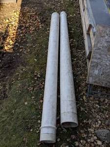 lot 190 image: (2) 9 Foot Fiberglass Pillars