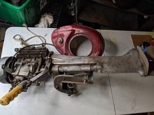 lot 47 image: Vintage Boat motor