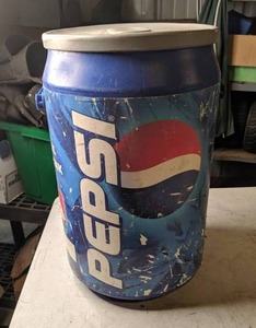 lot 56 image: Oversized Pepsi Can Chest Cooler
