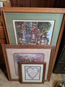 lot 65 image: Three Framed Art Prints