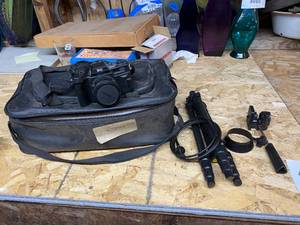 lot 407 image: Benz Gant HelioFlex 3000T 50mm Film Camera and accesories