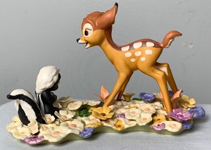 lot 5 image: Disney Collectible He Can Call Me Flower 1, (#7416 from Bambi)