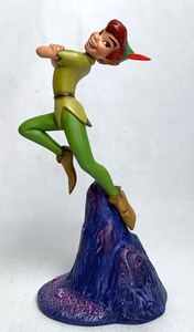 lot 45 image: Disney Collectible WDCC Nobody Calls Pan A Coward from Peter Pan