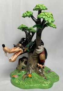 lot 40 image: Disney Collectible WDCC NLE Whos Afraid of the Big Bad Wolf from Three Little Pigs #855