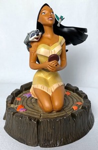 lot 92 image: Disney Collectible WDCC 1996 Tribute Series Listen With Your Heart (Pocahontas) from Pocahontas
